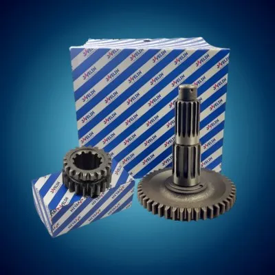 JAVELIN gearbox shaft and gears with their packaging
